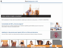 Tablet Screenshot of parainmigrantes.info