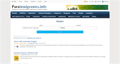 Desktop Screenshot of empleo.parainmigrantes.info