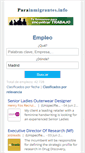 Mobile Screenshot of empleo.parainmigrantes.info