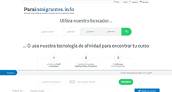 Desktop Screenshot of formacion.parainmigrantes.info